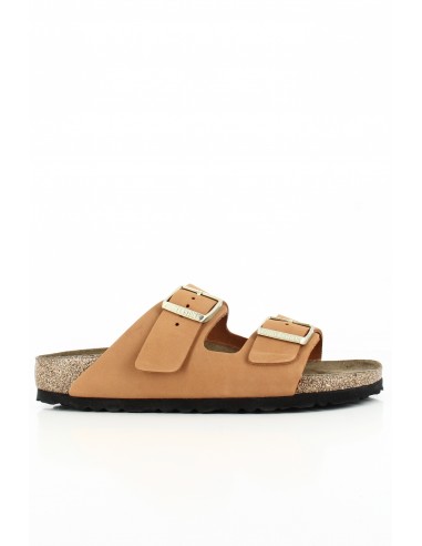 Birkenstock - Mules Femme Arizona Lenb Burnt Orange Cuir 1026732