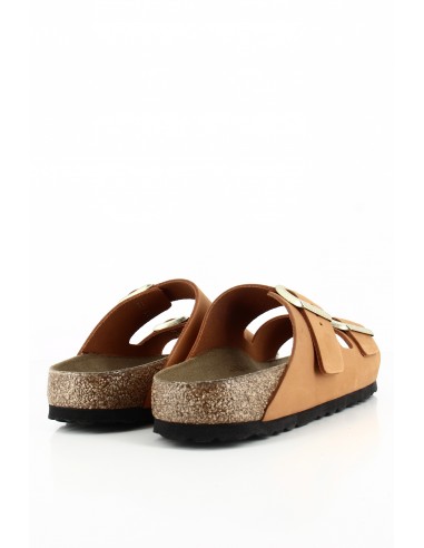 Birkenstock - Mules Femme Arizona Lenb Burnt Orange Cuir 1026732