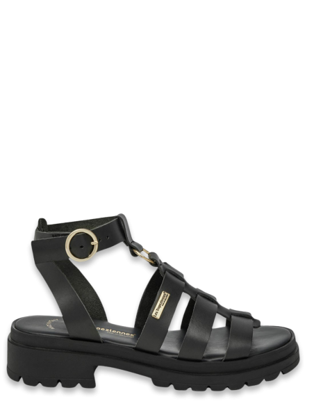 Sandales à talons Femme Les Tropeziennes par M.Belarbi TOBO NOIR Cuir