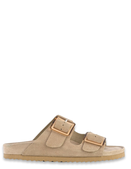 Colors of California - Mules Femme Bio Daim Beige - BIO56-MUD