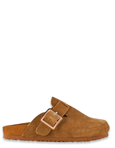 Colors of California - Sabots Femme Bio Daim Marron BIO086-TAN