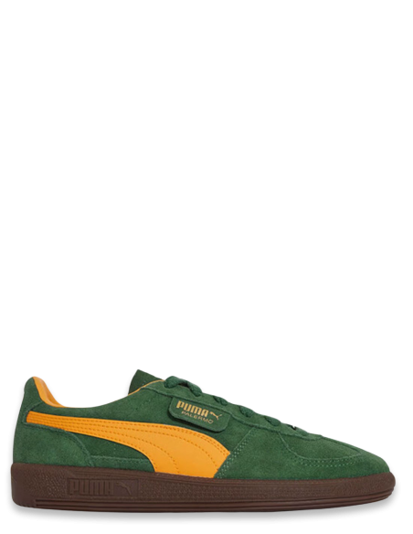 Sneakers Femme Puma Palermo Vert/Orange Daim 396463-05B