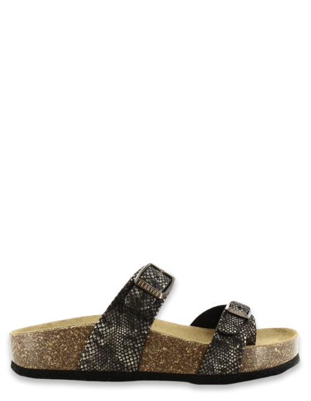Plakton - Mules Femme Cp Bombay Serpent - 341032-NEGRO 2