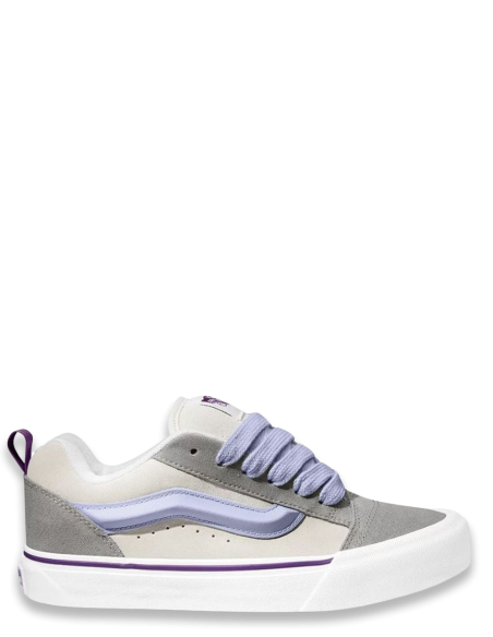 Sneakers Femme Vans Ua Knu Skool Violet Et Gris En Toile