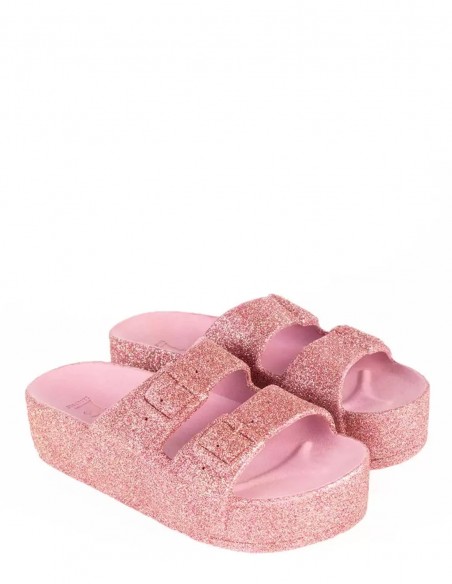 Cacatoes - Claquettes Compensées Caipirinha Glitter Women 1000CG094W