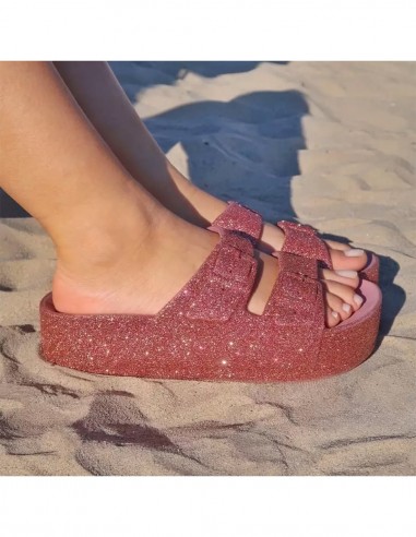 Cacatoes - Claquettes Compensées Caipirinha Glitter Women 1000CG094W