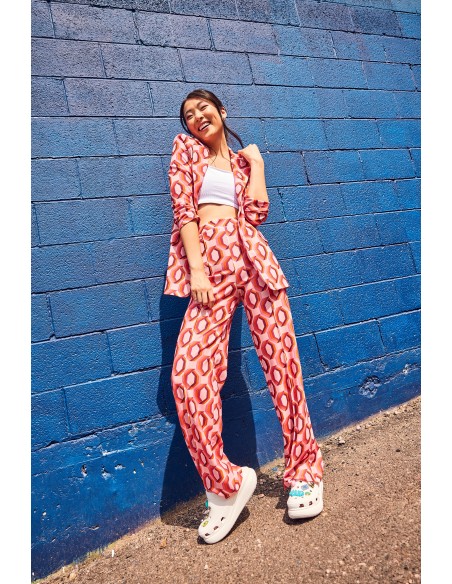 CROCS - Sabots Femme - Crush Clog Whi Blanc - 207521-100