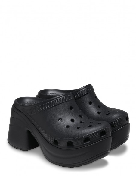 CROCS - Sabots à talons Femme - Siren Clog Blk Noir - 208547-001