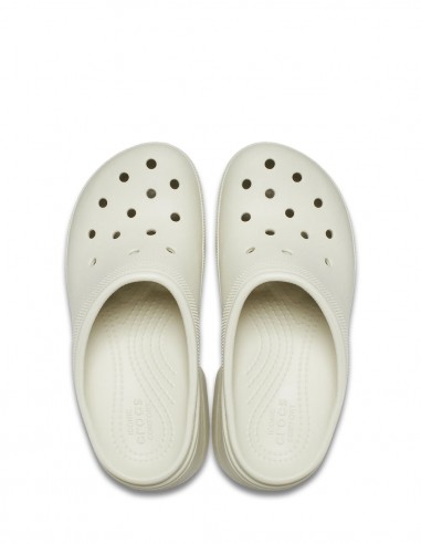 CROCS - Sabots à talons Femme - Siren Clog Bone Blanc - 208547-2Y2