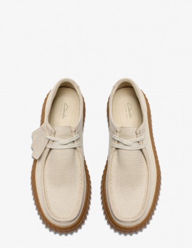 Clarks Torhill Lo Off-White - Élégance Moderne et Confort Artisanal