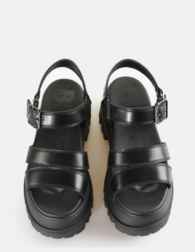 Sandales Compensées - Buffalo Aspha TS Sandal - style industriel et confort dynamique