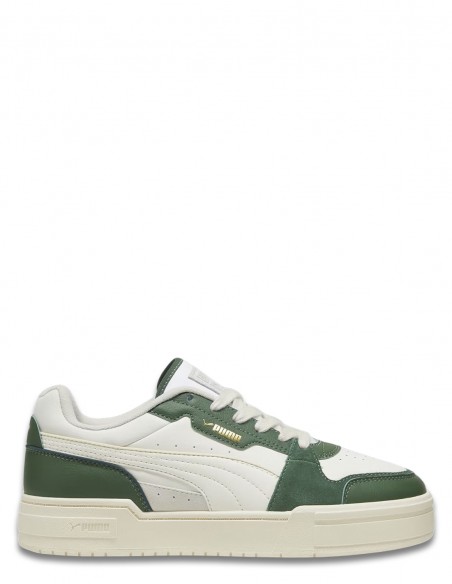 Puma CA Pro Lux III 395203-03B - Sneakers Rétro Vert et Blanc