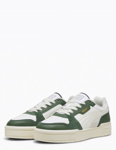 Puma CA Pro Lux III 395203-03B - Sneakers Rétro Vert et Blanc
