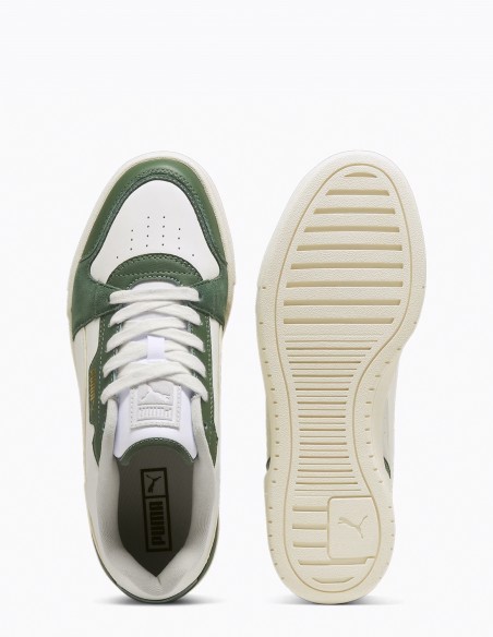 Puma CA Pro Lux III 395203-03B - Sneakers Rétro Vert et Blanc