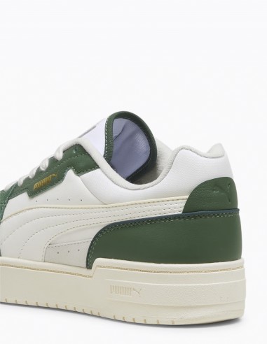 Puma CA Pro Lux III 395203-03B - Sneakers Rétro Vert et Blanc