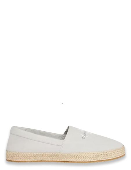 Calvin Klein - Espadrille Slipon ML Blanc Toile YM00935-0IW