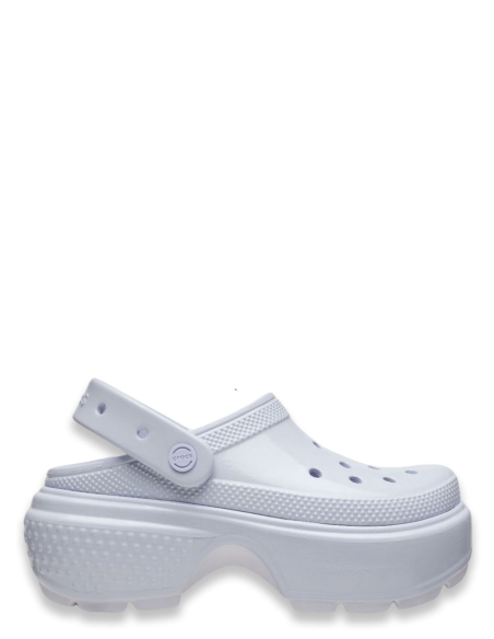 CROCS - Sabots Femme Stomp - High Shine Clog Dsp Gris - 209568-5AF