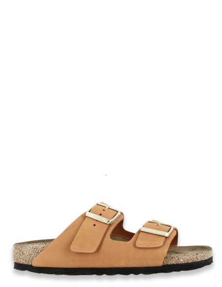 Birkenstock - Mules Femme Arizona Lenb Burnt Orange Cuir 1026732