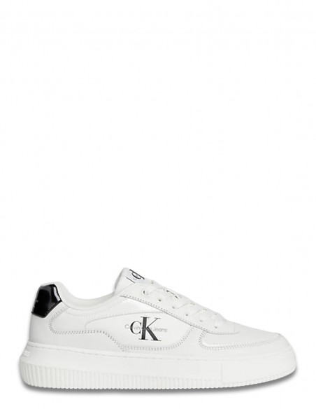 Baskets femme Calvin Klein Chunky Cupsole Low Blanches YW01410-01W