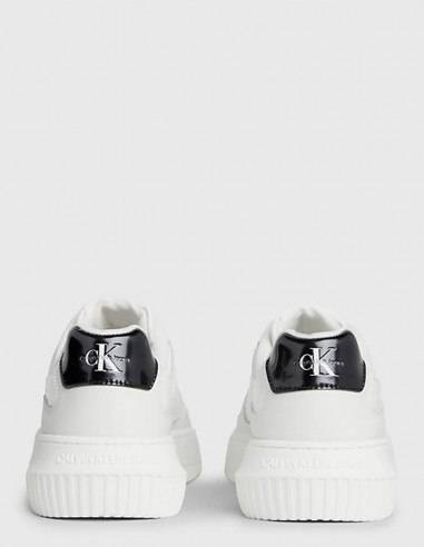 Baskets femme Calvin Klein Chunky Cupsole Low Blanches YW01410-01W