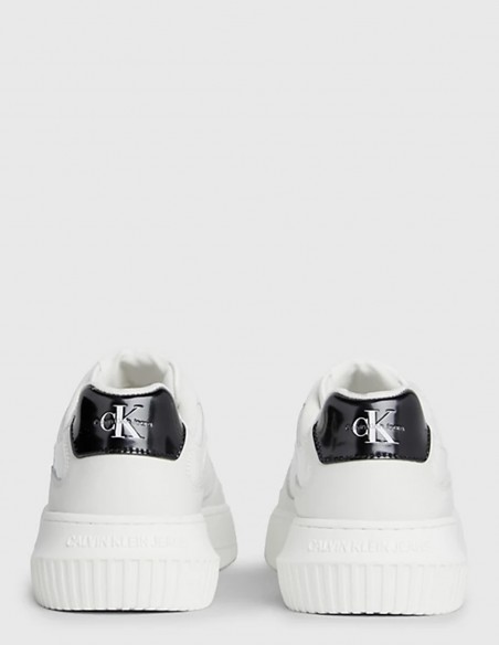 Baskets femme Calvin Klein Chunky Cupsole Low Blanches YW01410-01W