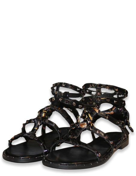 Kharisma - Sandales plates Femme - 7261 Soft Nero Noir - MATHILDE NERO