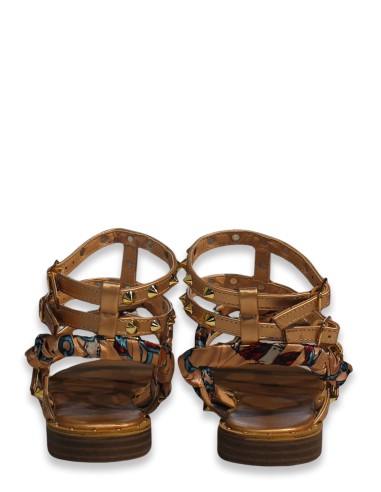 Kharisma - Sandales plates Femme - 7261 Laminato Rosa Oro Marron - MATHILDE ROSAORO