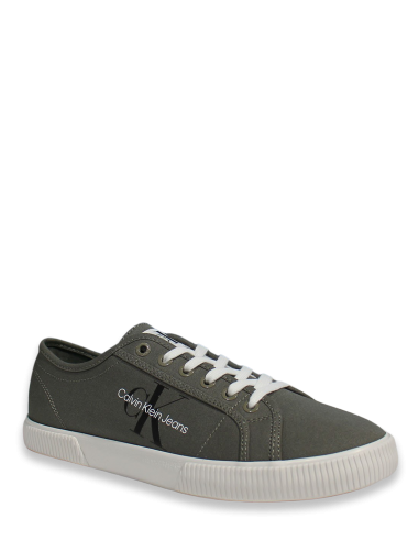 Baskets de ville homme Calvin Klein Ess Vulcanized Low toile olive YM00306-0IH