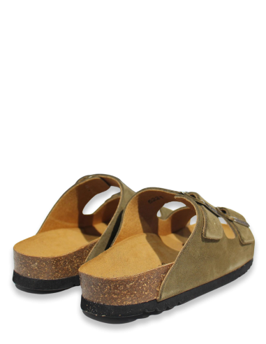 Mules Femme Scholl Josephine Kaki En Daim - F300501147