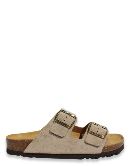 Mules Femme Scholl Josephine En Daim De Couleur Beige - F300502361