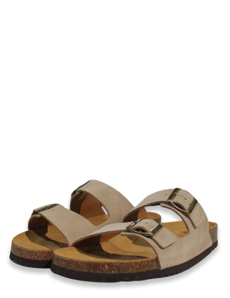 Mules Homme Scholl Julien En Daim Beige - F300742361