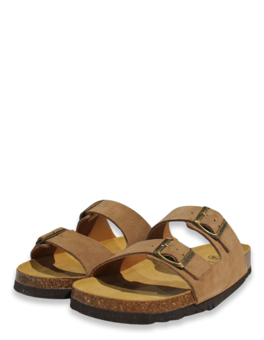 Mules Homme Scholl Julien En Daim Taupe - F300741062