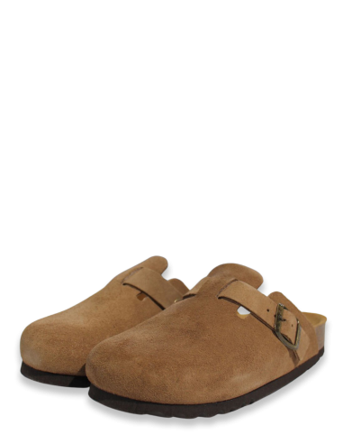 Sabots Femme Scholl FAE En Daim Couleur Taupe - F300581062