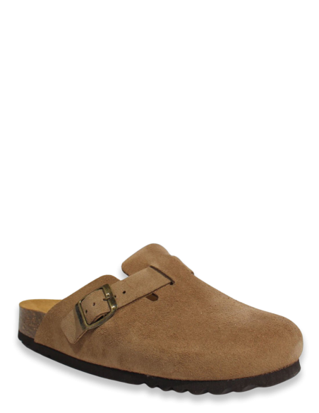 Sabots Femme Scholl FAE En Daim Couleur Taupe - F300581062