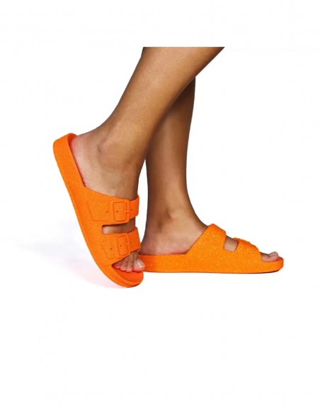 Sandales Femme Cacatoès Neon Orange Fluo - 1020043W