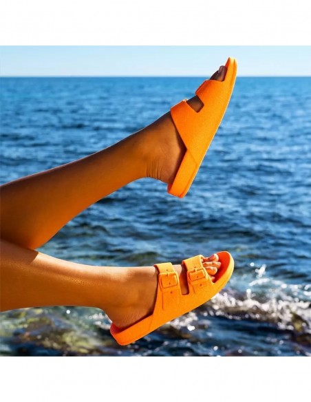 Sandales Femme Cacatoès Neon Orange Fluo - 1020043W