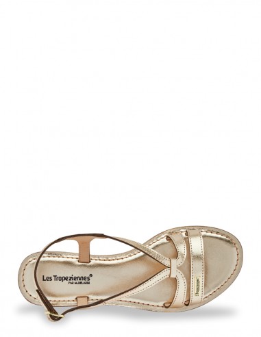 Les Tropeziennes par M. Belarbi - Sandales Plates Femme Hamoon Doré Cuir - HAMOON OR