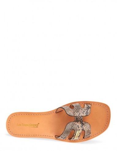 Les Tropeziennes par M. Belarbi - Mules Femme Hadamia Cuir Serpent - HADAMIA BEIGE-SERPEN