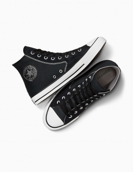 Sneakers Montantes Converse Homme Ctas Hi Noir En Toile - A08186C