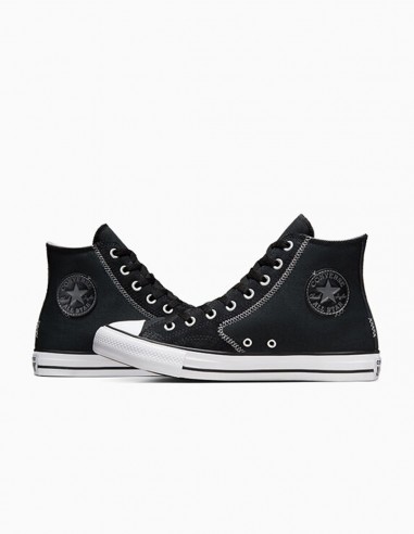 Sneakers Montantes Converse Homme Ctas Hi Noir En Toile - A08186C