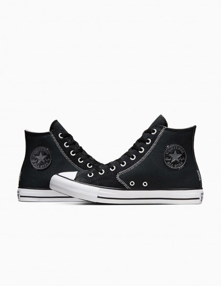 Sneakers Montantes Converse Homme Ctas Hi Noir En Toile - A08186C