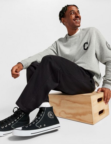 Sneakers Montantes Converse Homme Ctas Hi Noir En Toile - A08186C