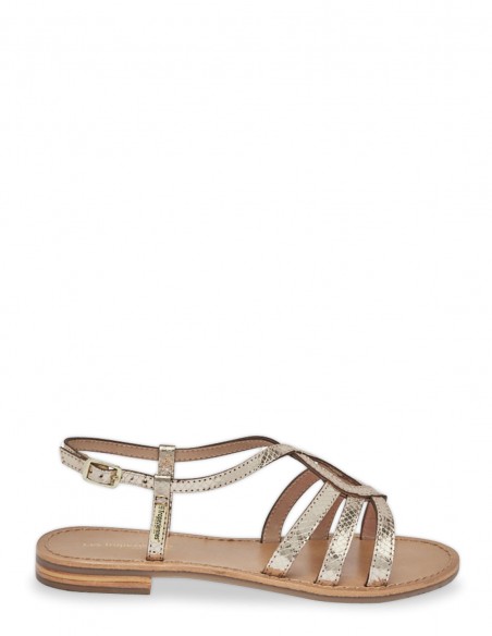 Sandales Femme - Les Tropéziennes par M.Belarbi - Hemily Cuir Or