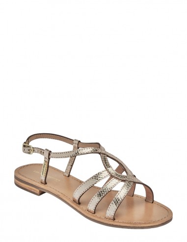 Sandales Femme - Les Tropéziennes par M.Belarbi - Hemily Cuir Or