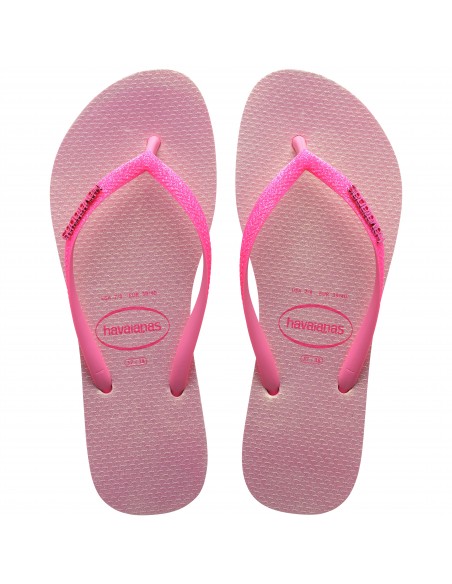 Havaianas - Tongs Femme - Slim Glitter Iridescent Rose - 4148922.1749