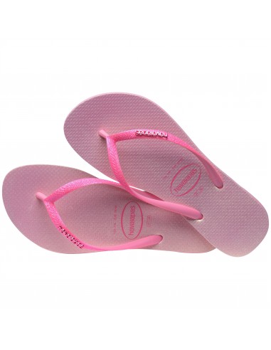 Havaianas - Tongs Femme - Slim Glitter Iridescent Rose - 4148922.1749