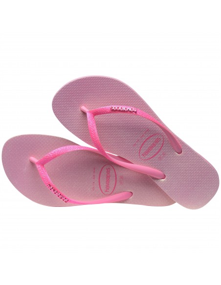 Havaianas - Tongs Femme - Slim Glitter Iridescent Rose - 4148922.1749