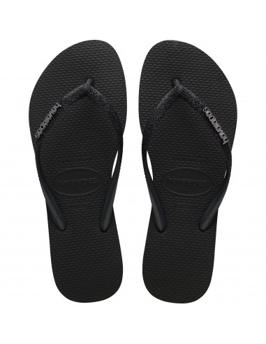 Havaianas - Tongs Femme Slim Glitter II Noir - 4146975.1069