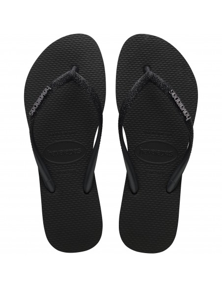 Havaianas - Tongs Femme Slim Glitter II Noir - 4146975.1069