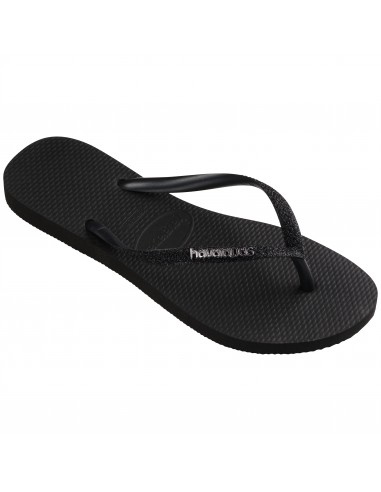 Havaianas - Tongs Femme Slim Glitter II Noir - 4146975.1069